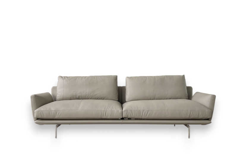 Canapé Get Back en cuir taupe (Offre Expo) Poltrona Frau - 6