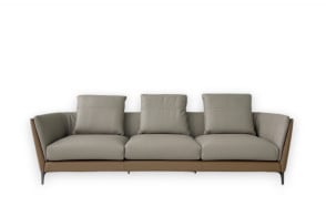 Canapé Bretagne en cuir marron (Offre Expo) - 8