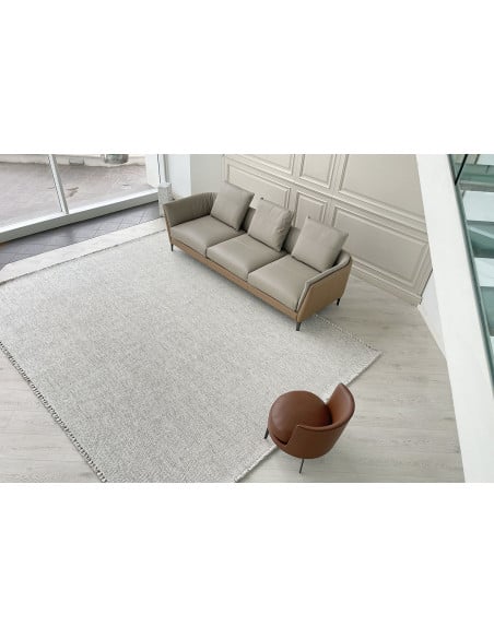 Divano Bretagne in pelle marrone (Offerta Expo)  - 5