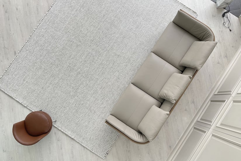 Divano Bretagne in pelle marrone (Offerta Expo)  - 6