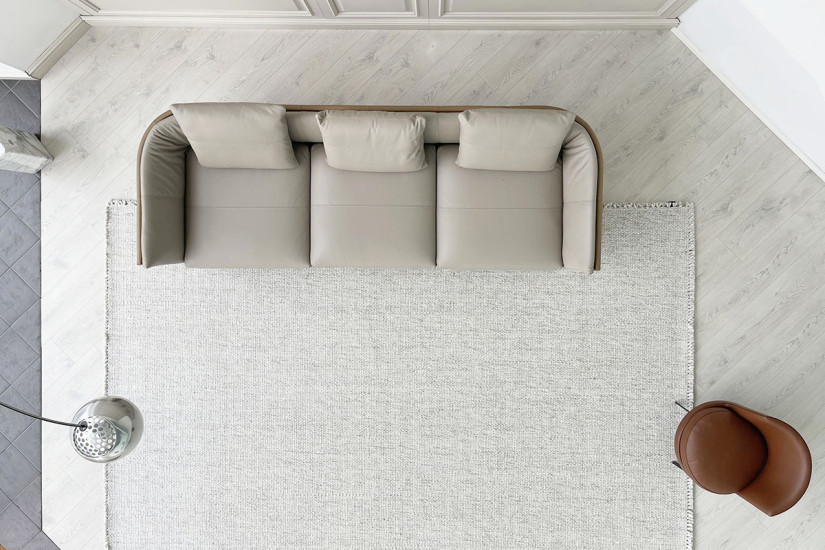 Canapé Bretagne en cuir marron (Offre Expo) - 7