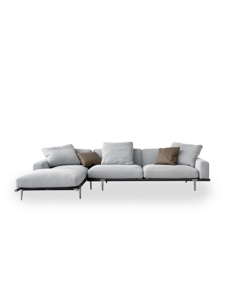 Canapé Let It Be en tissu gris clair (Offre Expo) Poltrona Frau - 7