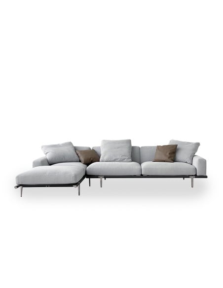 Divano Let It Be in tessuto grigio chiaro (Offerta Expo) Poltrona Frau - 7