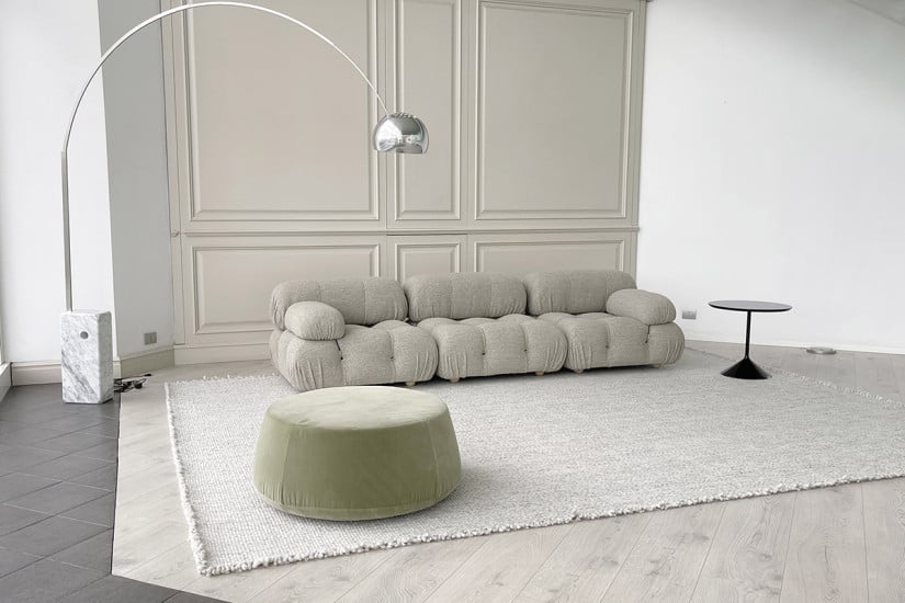 Camaleonda Grey and Brown Sofa B&B Italia - 2