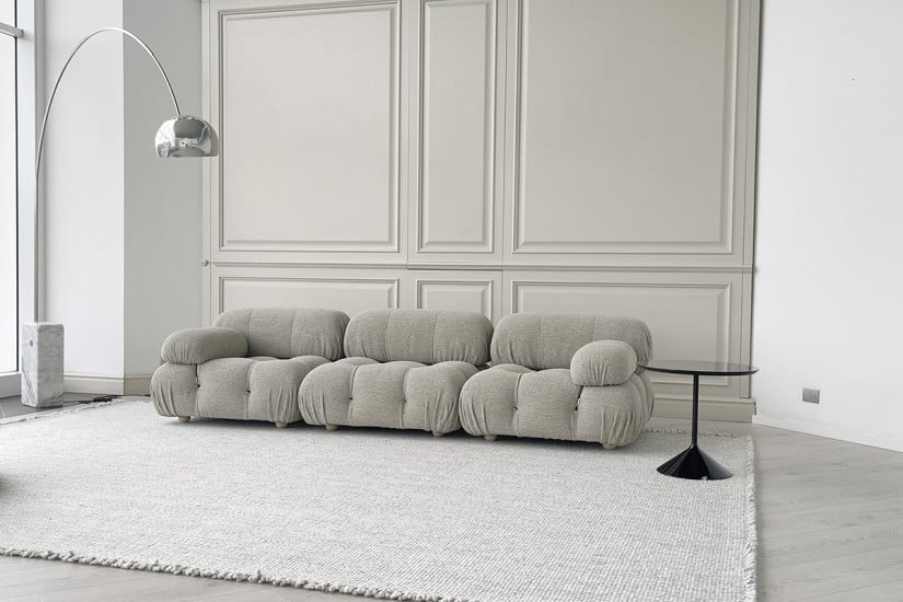 Camaleonda Grey and Brown Sofa B&B Italia - 3