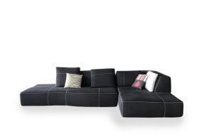 Bend Anthracite Fabric Sofa (Expo Offer) B&B Italia - 5