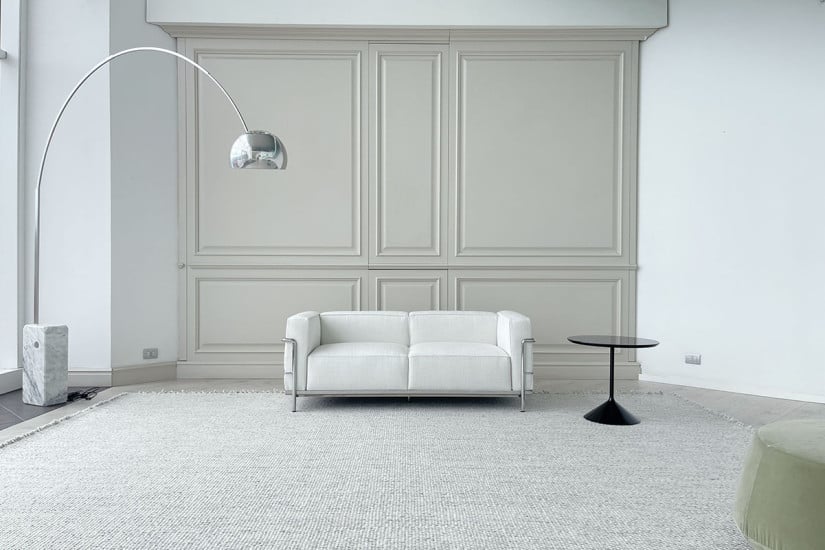 Divano LC3 Fauteuil Grand Confort, Grand Modèle bianco (Offerta Expo) Cassina - 1