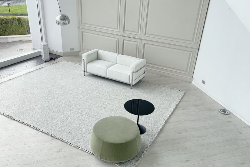 Divano LC3 Fauteuil Grand Confort, Grand Modèle bianco (Offerta Expo) Cassina - 2