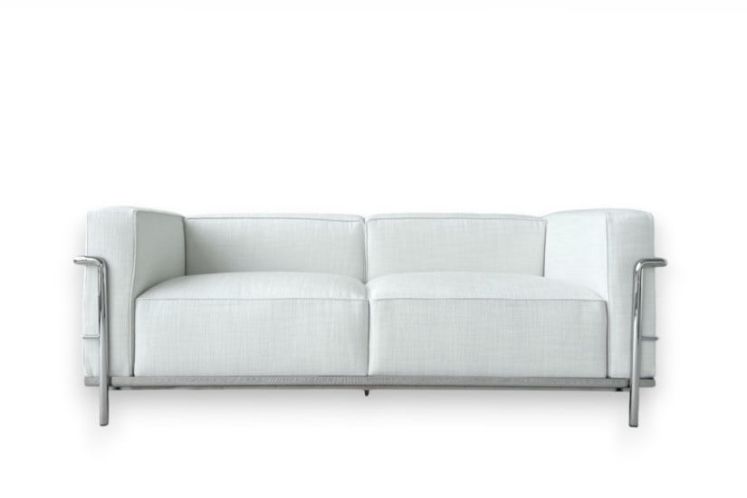 Divano LC3 Fauteuil Grand Confort, Grand Modèle bianco (Offerta Expo) Cassina - 6