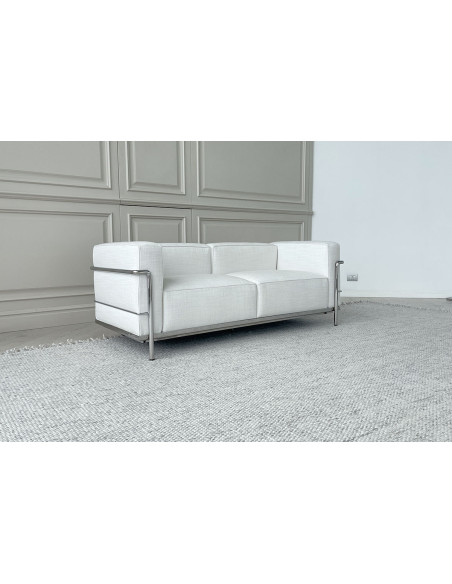 Divan LC3 Fauteuil Grand Confort, Grand Modèle blanc (Offre Expo) Cassina - 8