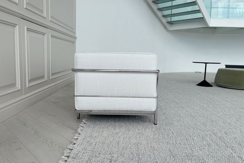 Divan LC3 Fauteuil Grand Confort, Grand Modèle blanc (Offre Expo) Cassina - 9