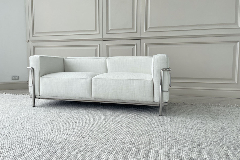 Divan LC3 Fauteuil Grand Confort, Grand Modèle blanc (Offre Expo) Cassina - 10