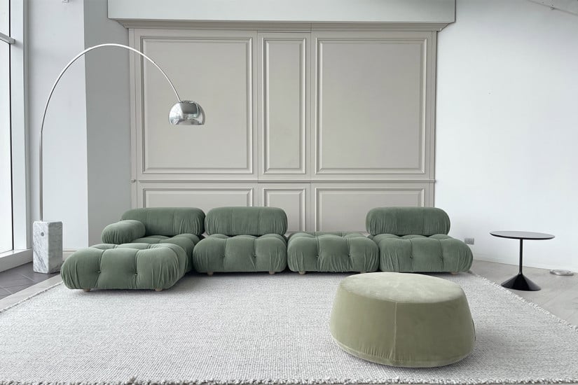 Divano Camaleonda 4 posti verde (Offerta Expo) B&B Italia - 1