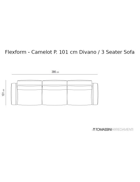 Camelot Sofa Flexform - 7