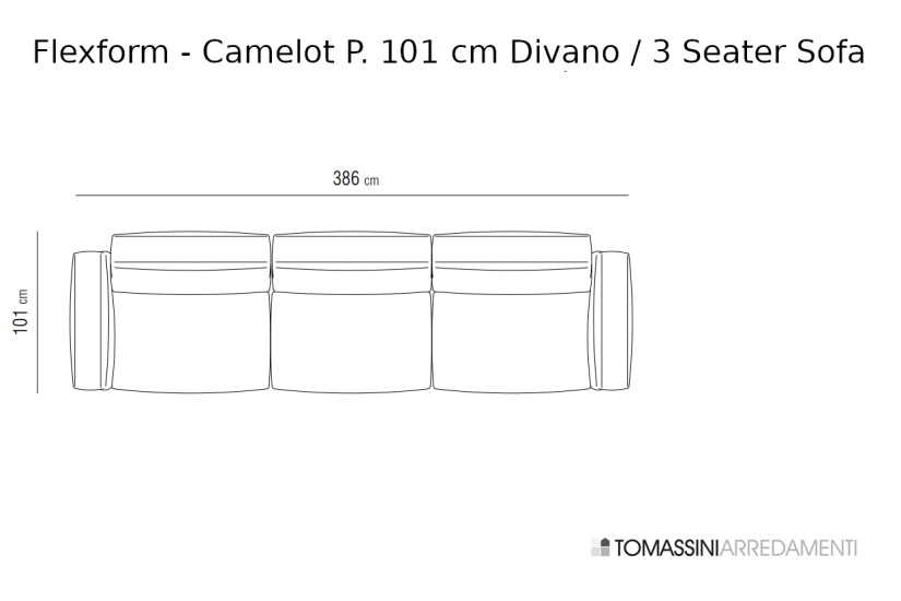 Canapé Camelot Flexform - 7