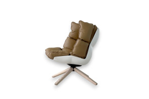 Fauteuil Husk en cuir marron (Offre Expo) B&B Italia - 6