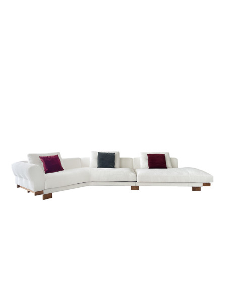 Divano Sengu Sofa in tessuto bianco (Offerta Expo) Cassina - 5
