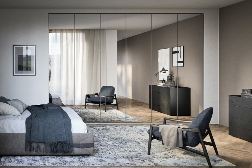 Armadio ante battenti Crystal Novamobili - 2