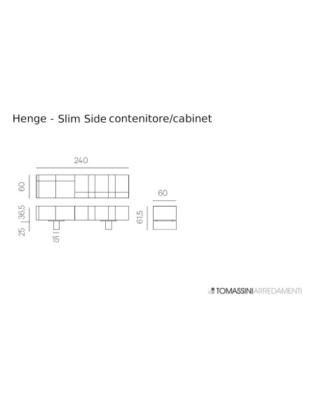 Contenitore Slim Side Henge - 7