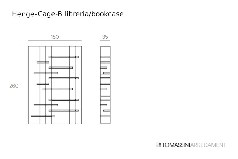 Libreria Cage-B Henge - 7