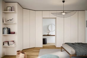 Gola hinged doors wardrobe Novamobili - 1 2