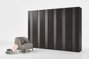 Plissé Hinged Doors Wardrobe Novamobili - 4 2