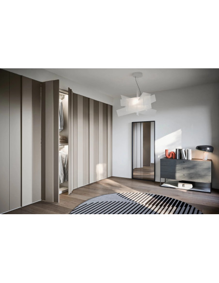 Armoire Plissé à portes battantes Novamobili - 2