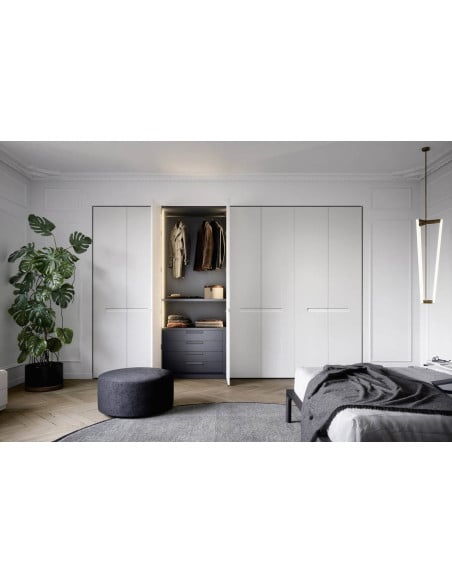 Liberty Hinged Doors Wardrobe Novamobili - 2