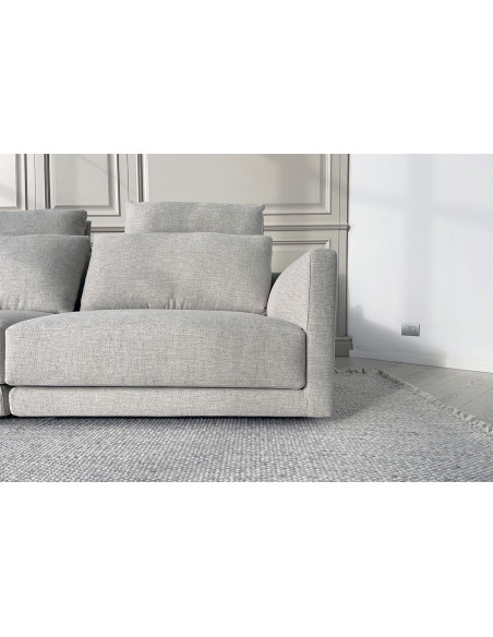 Divano Bristol in tessuto grigio (Offerta Expo) Poliform - 2