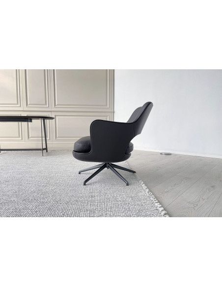 Eliseo Brown Leather Armchair (Expo Offer) Flexform - 2