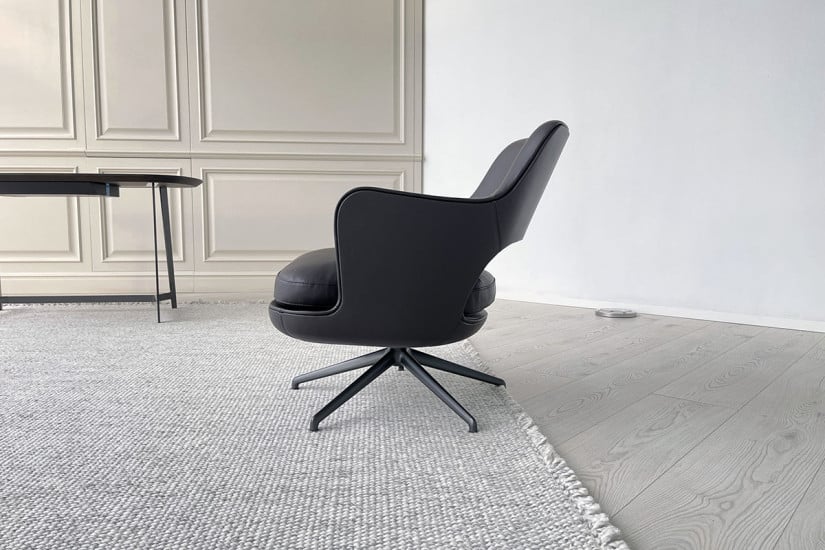 Eliseo Brown Leather Armchair (Expo Offer) Flexform - 2