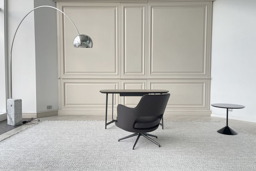 Poltrona Eliseo in pelle marrone (Offerta Expo) Flexform - 5