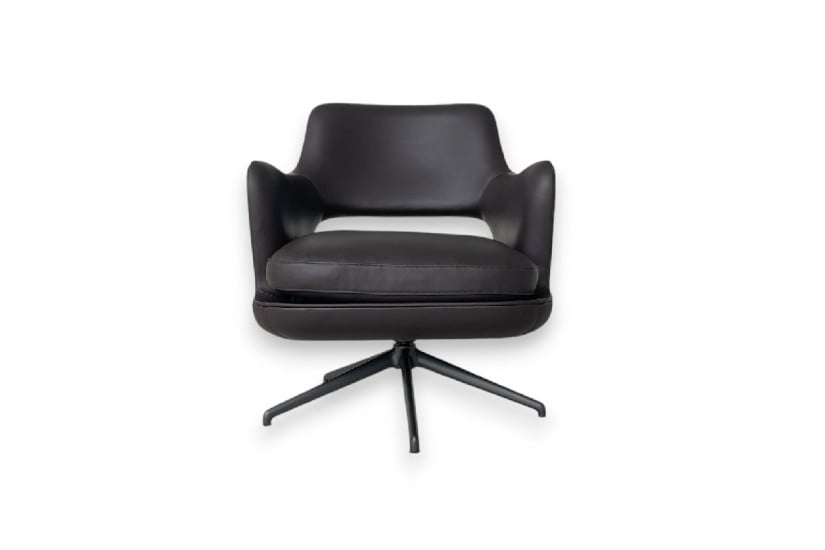 Eliseo Brown Leather Armchair (Expo Offer) Flexform - 7