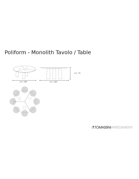 Tavolo Monolith Poliform - 8