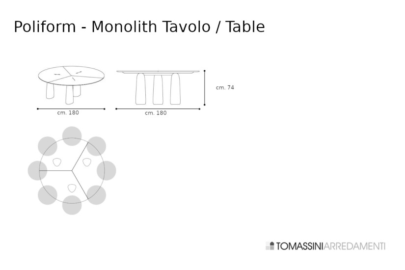 Table Monolith Poliform - 8