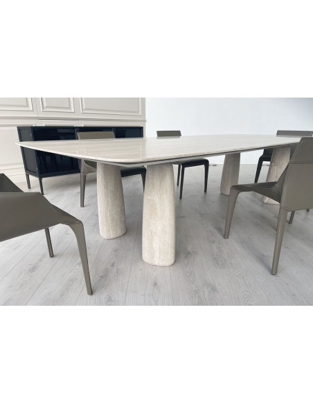 Table Monolith en travertin (Offre Expo) Poliform - 3