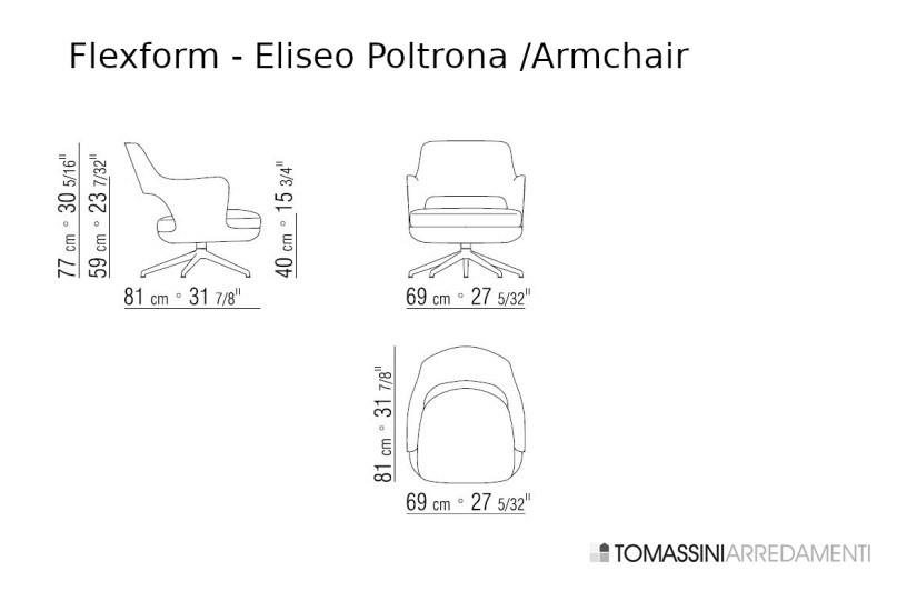Poltrona Eliseo Flexform - 5