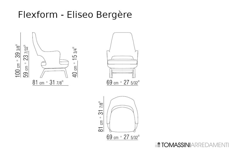 Chaise Eliseo Flexform - 6
