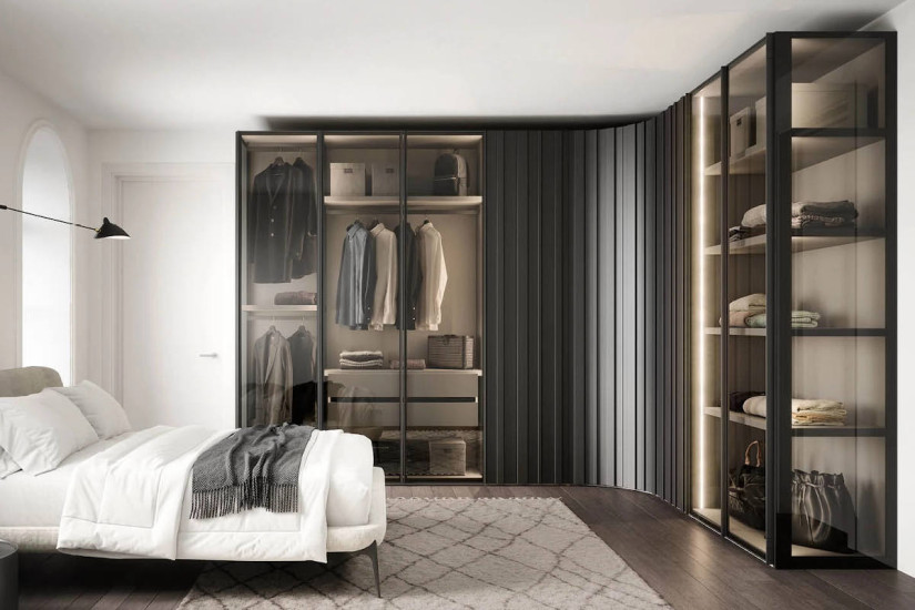 Armoire Perry à portes battantes Novamobili - 1