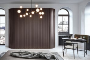 Stave Hinged Doors Wardrobe Novamobili - 1