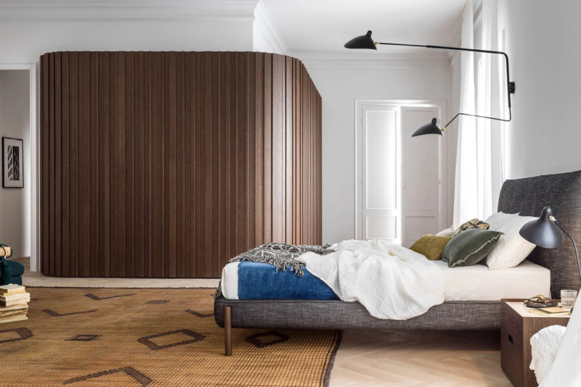 Stave Hinged Doors Wardrobe Novamobili - 3