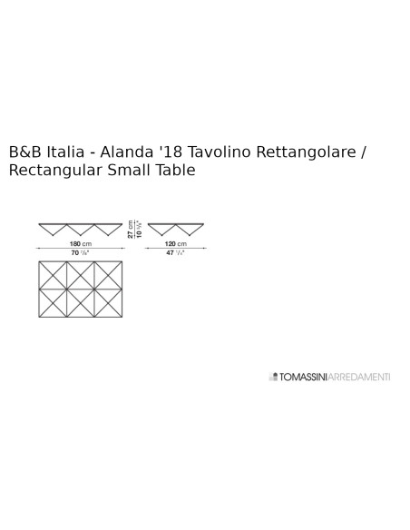Alanda '18 Small Table B&B Italia - 5