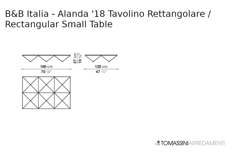Alanda '18 Small Table B&B Italia - 5