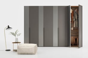 Thick Hinged Doors Wardrobe Novamobili - 1 2