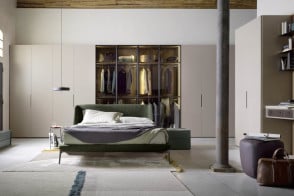 Vico Hinged Doors Wardrobe Novamobili - 1 2