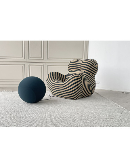 Fauteuil Up 50 en tissu bicolore (Offre Expo) B&B Italia - 2