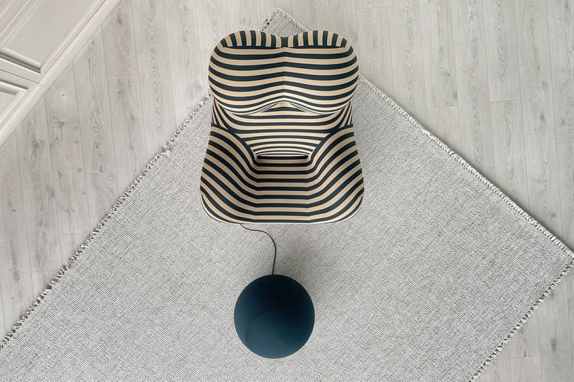 Poltrona Up 50 in tessuto bicolore (Offerta Expo) B&B Italia - 7