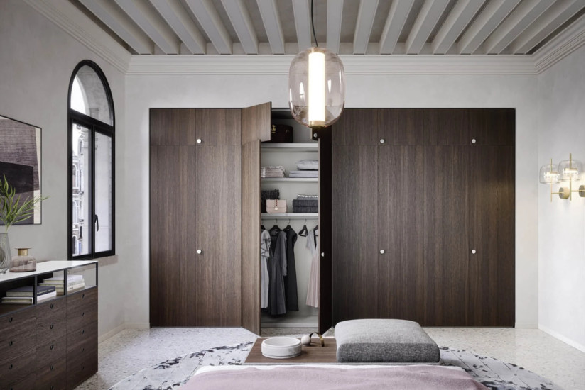 Alfa Hinged Doors Wardrobe Novamobili - 3