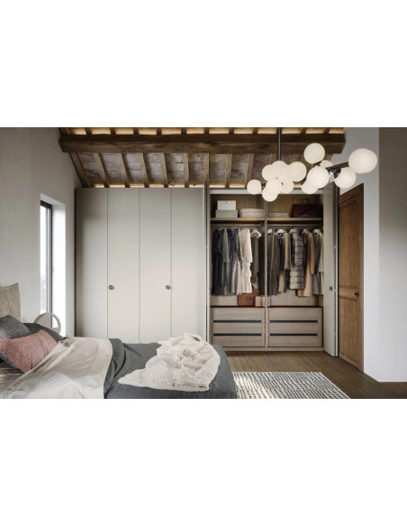 Alfa Hinged Doors Wardrobe Novamobili - 4