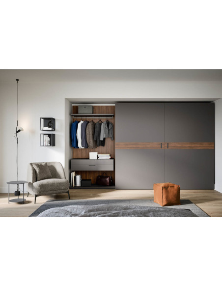 Armoire Class à portes coulissantes affleurantes Novamobili - 1